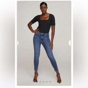 GOOD AMERICAN Good Legs Crop  Women’s Sz 6/28 Skinny Hi Waist  Jeans